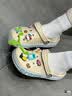 卡骆驰（CROCS）贝雅卡骆班洞洞鞋轻便耐磨一脚蹬休闲鞋女鞋时尚沙滩鞋|205089 冬日白/彩色-1LI 37 /38(230mm) 实拍图