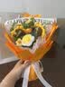 京东鲜花向日葵一举夺魁毛线针织成品永生花束高考祝福礼物毕业送同学老师 实拍图