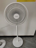 美的（Midea）【品质推荐】七叶轻音柔风电风扇/家用省电落地扇/台式电扇/广角摇头节能宿舍小型风扇 SAE35CA 实拍图