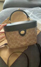 蔻驰（COACH）【品牌直供】奢侈品女包KAY盒子包斜挎包棕CBQ35 生日礼物送女友 实拍图
