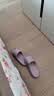 优调拖鞋男足弓支撑居家防臭夏季浴室洗澡防滑情侣拖鞋女 紫色 37-38 实拍图