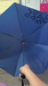 天堂伞 防风雨伞三折 便携折叠拒水晴雨两用伞商务伞男女趣味字母深藏青 实拍图