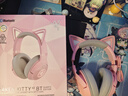雷蛇（Razer） 北海巨妖萌猫版V2蓝牙版 无线头戴电竞游戏耳机 网红猫耳 RGB灯效 吃鸡神器 粉色 适配三角洲行动 实拍图