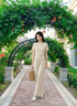 梵希蔓松弛感T恤套装女2025年夏季上衣显瘦阔腿裤休闲两件套 卡其色  S  实拍图