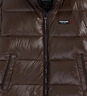 Abercrombie & Fitch男装25秋冬新款美式双拉链LOGO立领羽绒服外套132-5199 棕色 L (180/108A) 实拍图