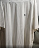 杰克·琼斯（JACK&JONES）26年男装四季打底T恤男士凉感透气多色情侣款短袖t恤水洗不易走形 白色A06 M 175 实拍图
