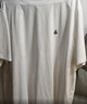杰克·琼斯（JACK&JONES）26年男装四季打底T恤男士凉感透气多色情侣款短袖t恤水洗不易走形 白色A06 M 175 实拍图