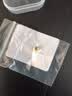 御邪足金999光面算盘珠隔断珠黄金垫片DIY手串手链金配饰 算盘珠:约0.03g 实拍图