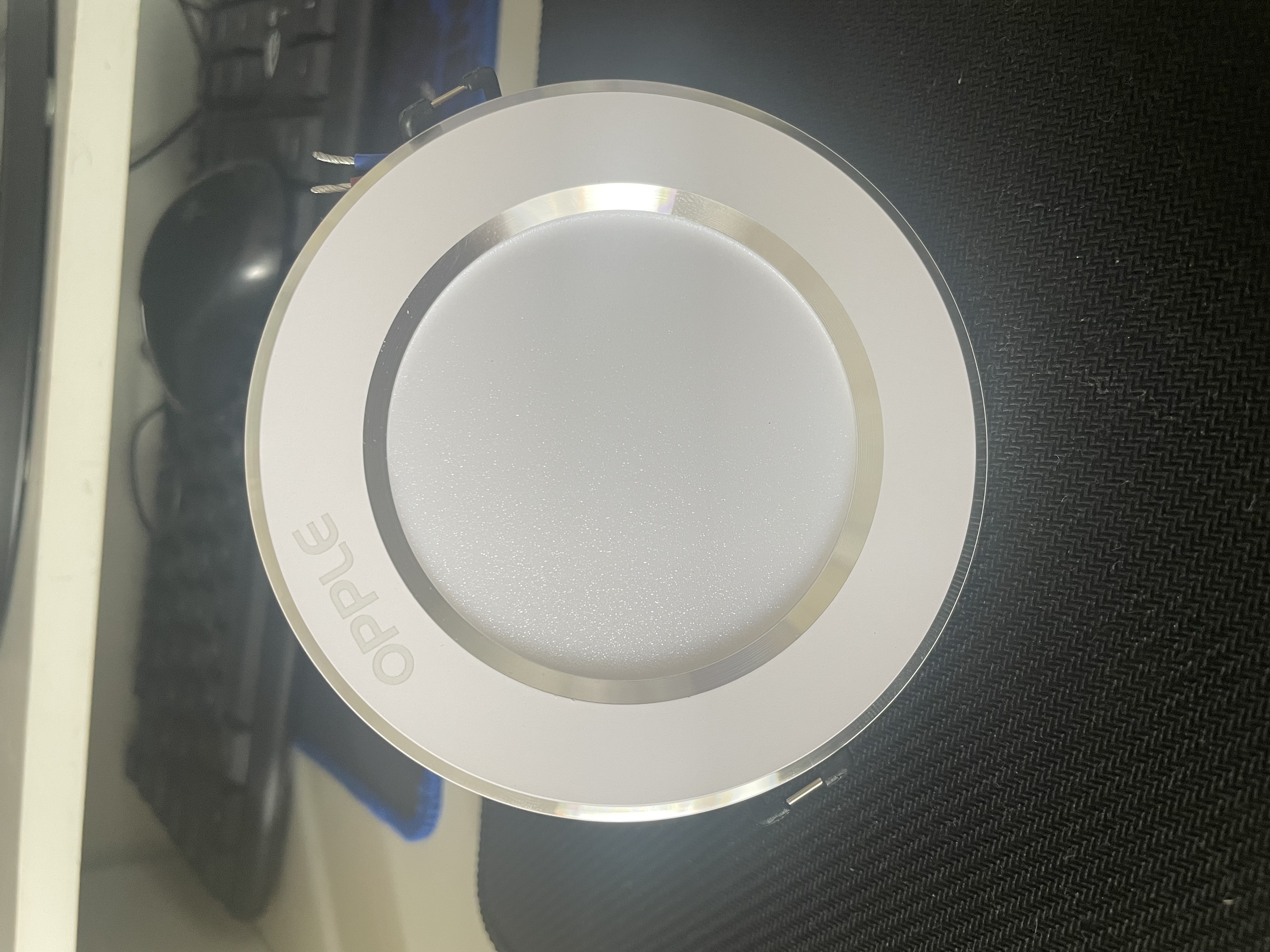 OPPLE欧普LED筒灯嵌入式5W7W9W客厅过道桶灯走廊天花吊顶孔灯开孔75mm 银边款-白光 7W-适用开孔7-9CM(特价款） 实拍图