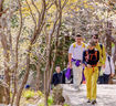 悠途（UTO）速干衣女跑步户外运动登山滑雪服保暖内衣套装 黑紫色 M 实拍图