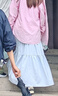班尼路（Baleno）蛋糕半身裙女2026夏新款高腰遮肉显瘦韩系气质温柔显瘦仙女A字裙 实拍图