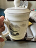 洁雅杰陶瓷茶杯 带盖儿童水杯子(550ml)陶瓷茶杯陶瓷办公杯 荣耀杯 实拍图