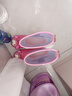 三丽鸥儿童雨鞋女童水晶雨靴幼儿园库洛米中大童防滑防水胶鞋女孩 炫彩红美乐蒂 现货 34 内长22cm建议脚长21.5cm 实拍图