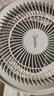 美的（Midea）【暴风循环】空气循环扇大风量摇头电风扇家用台式落地扇轻音卧室节能小风扇柔风轻羽扇 FGA24TQ 实拍图