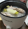 康佳（KONKA）价保618电煮锅 电热锅电蒸锅 1.5L单人不粘锅 家用小电锅 三档火力一锅多用 带蒸笼 KDZG-WHG451 实拍图