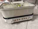 美的（Midea）[升级款]电火锅鸳鸯锅烤肉锅火锅0氟涂层超薄速沸电火锅多功能锅料理锅分体6.5L多用途锅DLS3322R2 实拍图