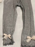 棉奇熊女童打底裤夏季薄款莫代尔七分裤儿童外穿裤子女宝宝夏装防蚊裤子 M036-白+灰-2条【薄款透气】 110 cm 实拍图