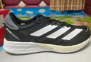 adidas adizero RC 4超轻缓震训练备赛体测薄底竞训跑鞋阿迪达斯   白色/黑色/浮点灰   43 实拍图