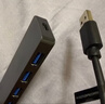 联想（Lenovo）USB3.0金属分线器扩展坞高速4口集线器HUB拓展坞笔记本电脑一拖多转换器转接头扩展器Type-C供电 实拍图