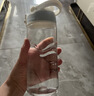 乐扣乐扣（LOCK&LOCK）人鱼线水杯男女大容量运动水壶水杯刻度塑料杯子开学军训水杯 玉白色 520ml 实拍图