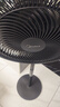 美的（Midea）【超级单品】七叶轻音立式电风扇家用柔风落地扇台式桌面小型风扇大风量节能摇头宿舍电扇 SAF30AB 实拍图