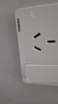 西门子（SIEMENS）开关插座 10A五孔带单控插座 暗装面板 致典雅白色5UB14243NC012P 实拍图