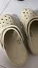 卡骆驰（CROCS）白鹿同款云朵洞洞鞋|206750 骨白色-2Y2 35(220mm) 实拍图