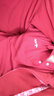 JOY&DOGA“35711”梦想系列文化衫 夏季T恤短袖翻领 红色POLO 2XL 实拍图