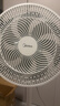 美的（Midea）【品质推荐】七叶轻音柔风电风扇/家用省电落地扇/台式电扇/广角摇头节能宿舍小型风扇 SAE35CA 实拍图