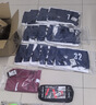 卡尔美（KELME）定制足球服男套装比赛透气短袖V领组队服印字印号球衣 白红 XL 实拍图
