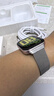 码仕适用华为fit3/4/4pro手表表带米兰尼斯磁吸扣夏天watch fit3/4手环防水运动腕带银色 实拍图
