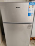 奥克斯小冰箱家用小型迷你冷藏冷冻两用出租房宿舍用节能省电寝室办公室电冰箱 【净化去味】156银色【高效保鲜 铜管速冷】42L 实拍图