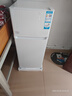 海尔（Haier）冰箱双门冰箱 118升冷藏冷冻小型二门办公室迷你家用租房家电双开门省电小型冰箱 118升双门冰箱 黑金净化抗菌 实拍图