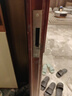 三星（SAMSUNG）家用全自动智能锁指纹入户防盗门木门蓝牙刷卡密码电子门锁DP728 DP728香槟金【内开 原装进口】 实拍图