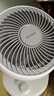 夏普 （SHARP）电风扇空气循环扇家用台扇低噪电风扇摇头涡轮对流大风力办公室宿舍桌面风扇节能小风扇 【机械款】抗菌扇叶+风大音轻+香薰驱蚊 实拍图