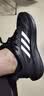 阿迪达斯（adidas）男鞋秋季跑步鞋舒适网面透气舒适黑色运动鞋 黑 40 实拍图