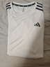 adidas速干简约舒适运动健身圆领背心男装夏季阿迪达斯官方   白   S 实拍图