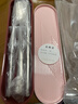 美厨（MAXCOOK）316L不锈钢筷子勺子餐具套装 便携式筷勺三件套 北欧粉 MCK5145 实拍图