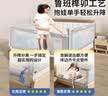 棒棒猪 (BabyBBZ)婴儿床围栏床上儿童防掉床护栏宝宝防摔防护栏垂直升降 简约灰 三面装 1.8m+2m*2 实拍图