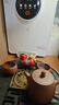 京东京造 宜兴紫砂壶 手工茶壶【原矿紫泥】煮泡茶具汉铎壶套装260ml礼盒 实拍图