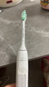 飞利浦（PHILIPS）声波电动牙刷钻石3系 5倍洁齿5种模式 洁净刷头*2 生日礼物送男士/女友 价保618 HX5181/01白 实拍图
