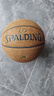 斯伯丁（SPALDING）篮球飞行员06十字型防尘吸湿皮料室内外通用7号成人青少年77-739Y 实拍图