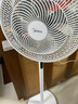 美的（Midea）【飓风节能】七叶柔风立式电风扇/家用轻音落地扇/台式小型风扇/大风力遥控定时摇头风扇 SAH35BSJ 实拍图