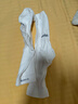 迪卡侬（DECATHLON）透气吸汗袜子运动袜高帮棉袜柔软舒适男女长袜 RS160-休闲白色-3双装 【43-46】(鞋码43/44/45/46) 实拍图