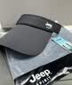 JEEP SPIRIT防晒帽男夏季防紫外线太阳帽运动遮阳帽子女棒球空顶帽KD553 深灰 实拍图