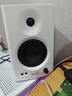漫步者（EDIFIER）MR4 有源监听2.0音箱 高保真HIFI音质 多媒体电脑电视音响 桌面音响 白色 实拍图