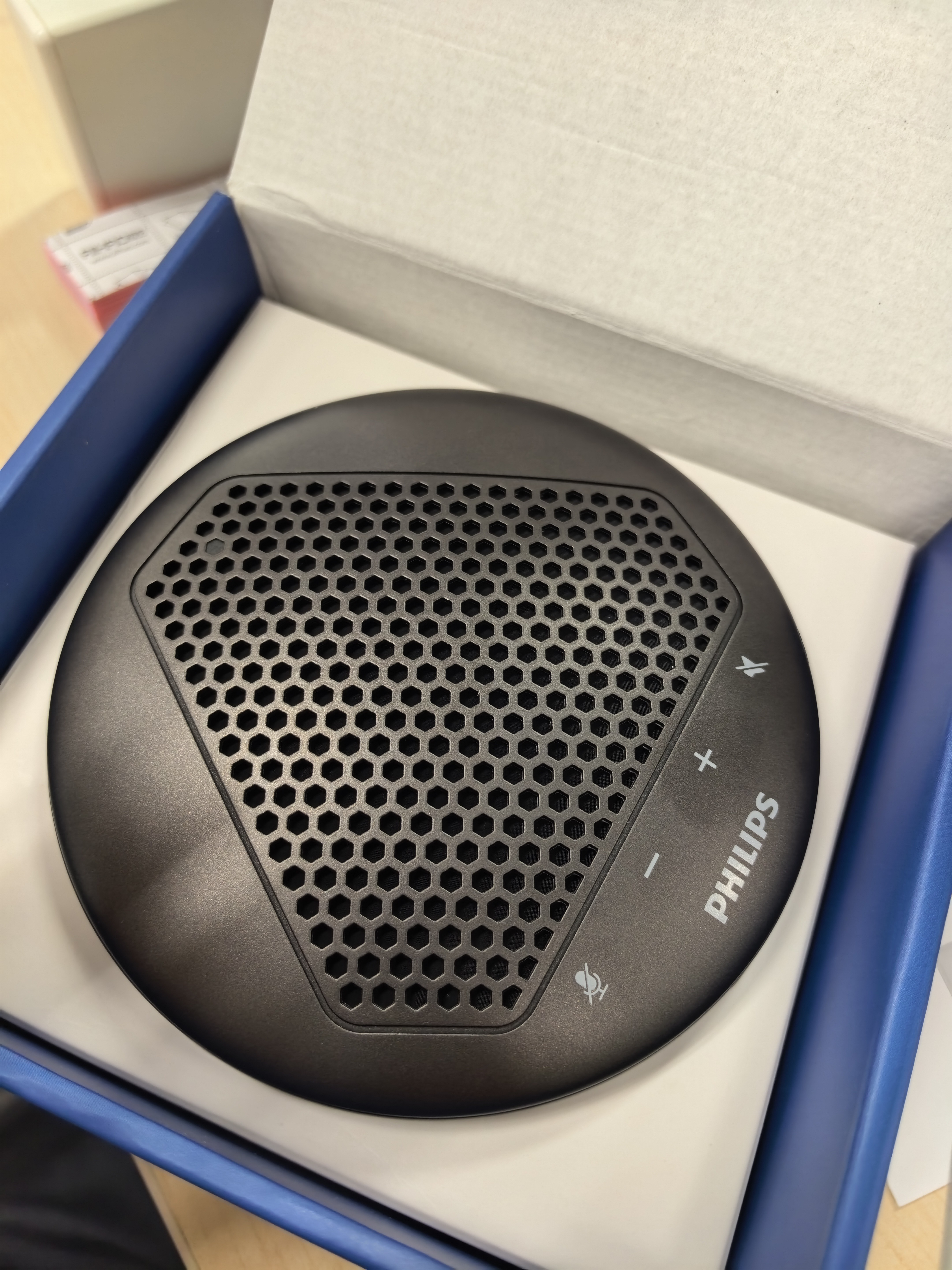 飞利浦（PHILIPS）视频会议全向麦克风无线桌面拾音器扬声器一体USB免驱3米拾音智能降噪可级联适用10-30㎡ AECS7108 实拍图