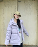 波司登（BOSIDENG）反季羽绒【小蛮腰】羽绒服商场同款女90绒可脱卸帽显瘦保暖外套 【店长推荐】丁香草紫6435 M 165/88A 体重约110-120斤 实拍图