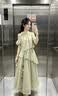 亿梵莎（YIFANSHA）连衣裙子女高级感2026年新款的漂亮法式气质海边度假不规则中长裙 绿色(无蕾丝无腰带) 均码 【可备注码数】 实拍图