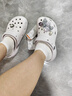 卡骆驰（CROCS）【预售】白鹿同款经典云朵洞洞鞋时尚百搭女鞋花园鞋|206750 葡萄冰-5DK(含智必星) 36 /37(230mm) 实拍图